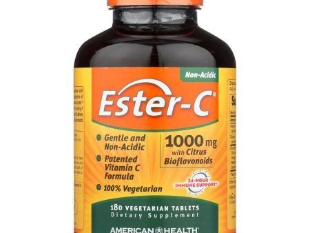 American Health - Ester-c With Citrus Bioflavonoids - 1000 Mg - 180 Vegetarian Tablets Fashion