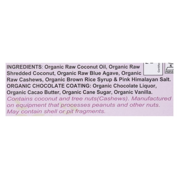 Nelly s Organics Coconut Candy Bar  - Case Of 9 - 1.6 Oz Cheap