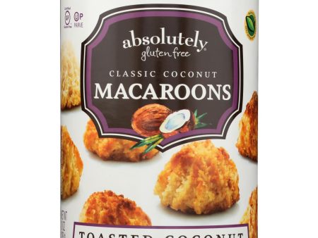 Absolutely Gluten Free Macaroons - Coconut - Classic - Case Of 6 - 10 Oz For Cheap