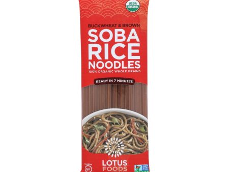 Lotus Foods - Ndls Organic Bkwt bn Rc Soba - Case Of 8-8 Oz Online