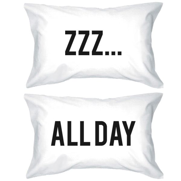 Funny Pillowcases Standard Size 20 x 31 - ZZZ… All Day Matching Pillow Case Discount