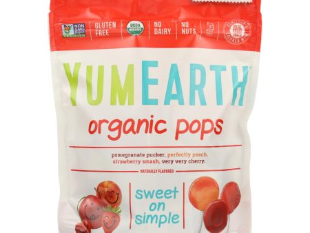 Yumearth Organics Organic - Lollipops - Case Of 12 - 4.2 Oz. Online Sale