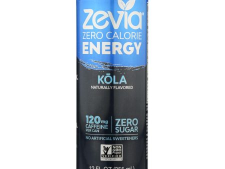 Zevia Zero Calorie Energy Drink - Cola - Case Of 12 - 12 Fl Oz For Cheap