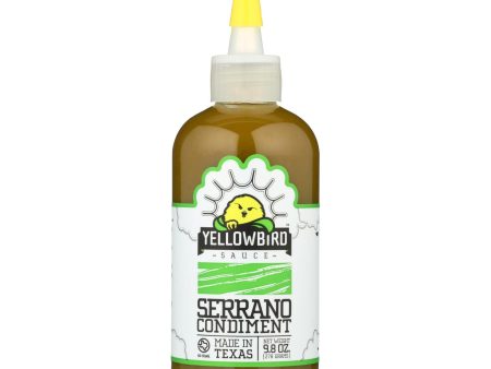 Yellowbird Sauce - Serrano - Case Of 6 - 9.8 Oz Cheap