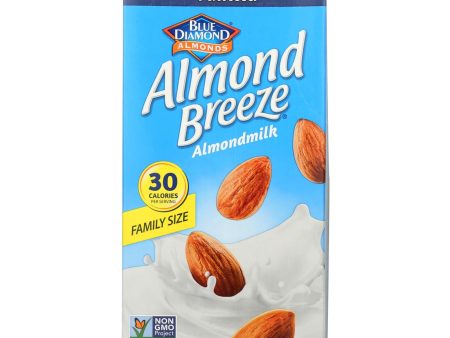 Almond Breeze - Almond Milk - Unsweetened Vanilla - Case Of 8 - 64 Fl Oz. For Sale