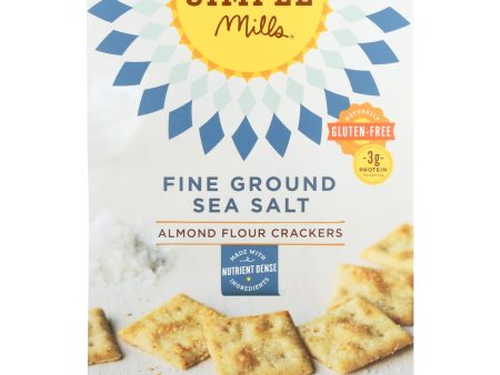 Simple Mills Fine Ground Sea Salt Almond Flour Crackers - Case Of 6 - 4.25 Oz. Cheap