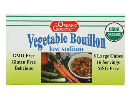 Organic Gourmet Delicious Vegetable Bouillon - Case Of 12 - 2.54 Oz Online Hot Sale