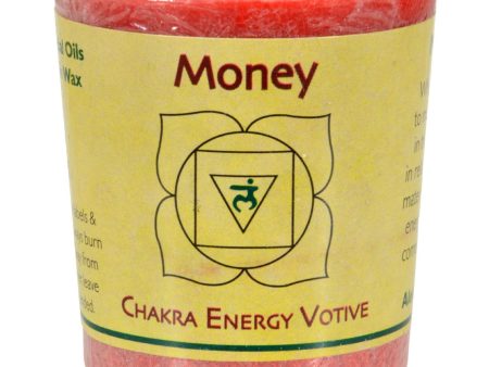 Aloha Bay - Chakra Votive Candle - Money - Case Of 12 - 2 Oz Sale