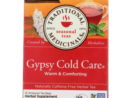 Traditional Medicinals Gypsy Cold Care Herbal Tea - 16 Tea Bags - Case Of 6 Online Sale