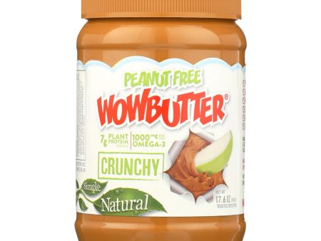 Wowbutter Crunchy Peanut Free Spread - Case Of 6 - 17.6 Oz. Online Hot Sale