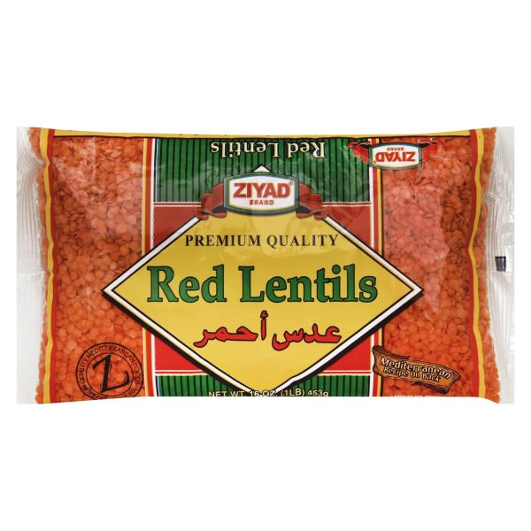 Ziyad - Beans Red Lentil - Case Of 6 - 16 Oz Fashion