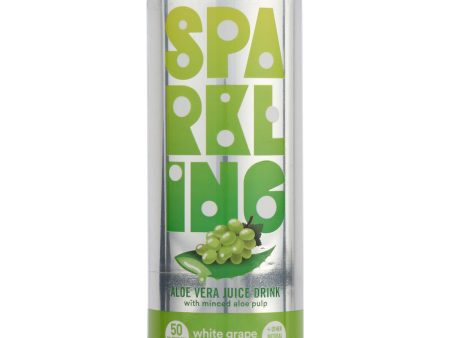 Aloe - Drink Sparkling White Grape - Case Of 12 - 11.2 Fluid Ounces Online