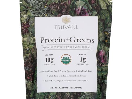 Truvani - Protein Powder Greens - 1 Each-12.59 Oz Hot on Sale