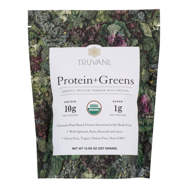 Truvani - Protein Powder Greens - 1 Each-12.59 Oz Hot on Sale