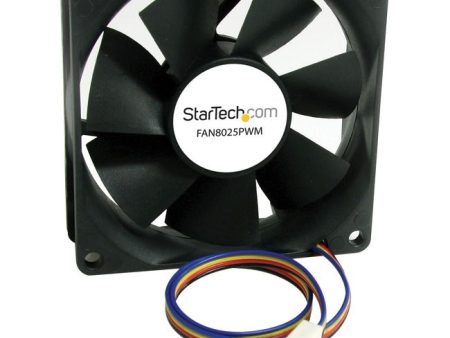 StarTech.com 80x25mm Computer Case Fan with PWM - Pulse Width Modulation Connector For Discount