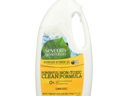 Seventh Generation Auto Dishwasher Gel - Lemon - Case Of 6 - 42 Fl Oz. Discount