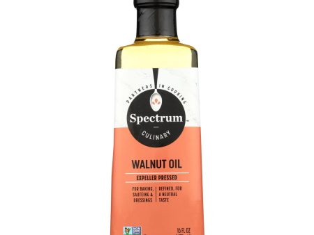 Spectrum Naturals Refined Walnut Oil - Case Of 12 - 16 Fl Oz. on Sale