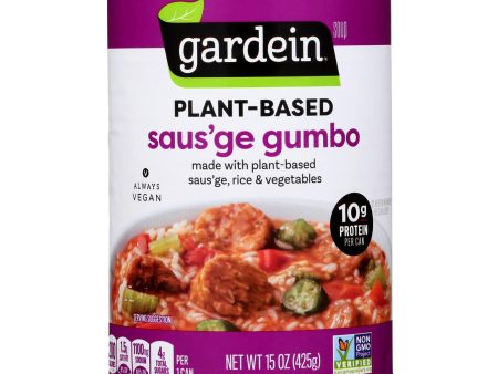 Gardein - Soup Sausage Gumbo Plant-based - Case Of 12-15 Oz For Sale