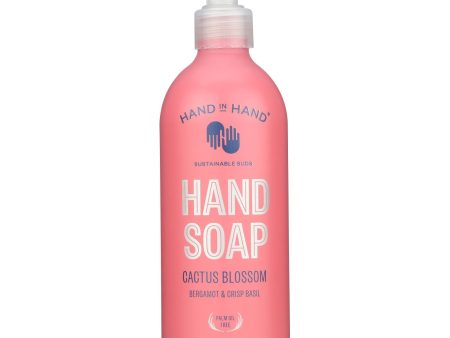 Hand In Hand - Liquid Hand Soap Cactus Blossom - Case Of 3-10 Oz For Sale