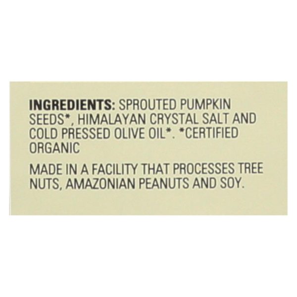 Living Intentions Organic Sprouted Seeds - Pumpkin Sunflower - Case Of 6 - 8 Oz. on Sale