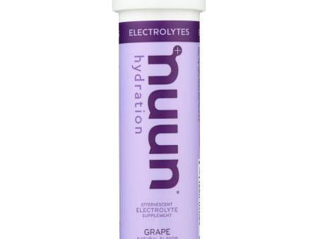 Nuun Hydration Drink Tab - Active - Grape - 10 Tablets - Case Of 8 Discount