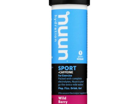 Nuun Hydration Drink Tab - Energy - Wild Berry - 10 Tablets - Case Of 8 Online