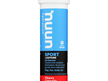 Nuun Hydration Drink Tab - Energy - Cherry Limeade - 10 Tablets - Case Of 8 For Discount