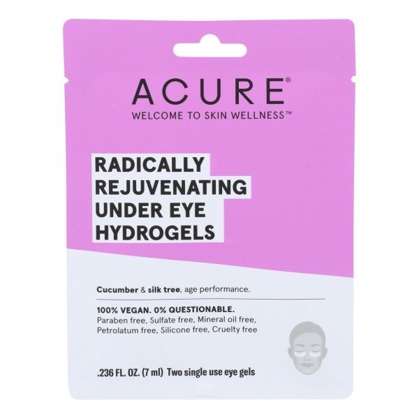 Acure - Under Eye Mask - Radically Rejuvenating Hydrogel - Case Of 12 - 1 Each Online Sale