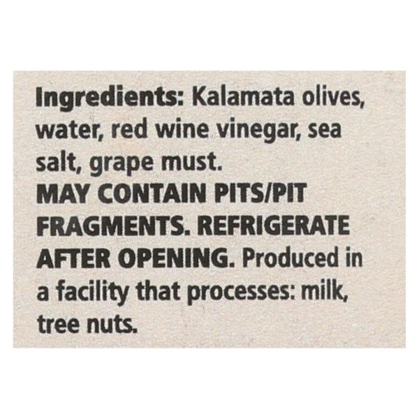 Divina - Organic Pitted Kalamata Olives - Case Of 6 - 6 Oz. Discount