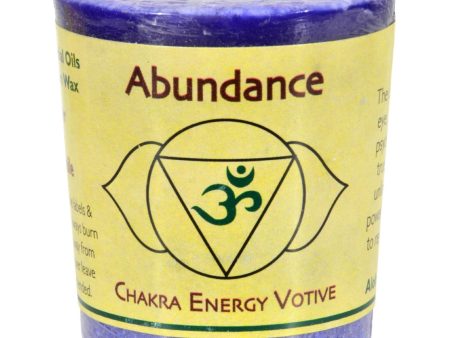 Aloha Bay - Chakra Votive Candle - Abundance - Case Of 12 - 2 Oz Discount