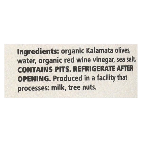 Divina - Organic Kalamata Olives - Case Of 6 - 6.35 Oz. For Discount