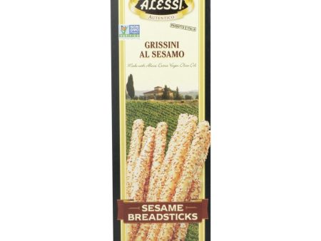 Alessi - Breadsticks - Sesame - Case Of 12 - 4.4 Oz. Sale