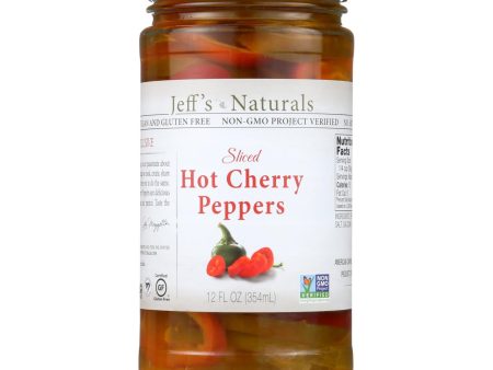 Jeff s Natural Jeff s Natural Hot Cherry Pepper - Hot Cherry Pepper - Case Of 6 - 12 Oz. Supply