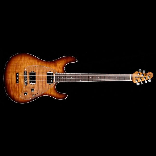 Ernie Ball Music Man Steve Morse Ball Family Reserve Caramel Burst Online now