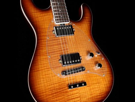 Ernie Ball Music Man Steve Morse Ball Family Reserve Caramel Burst Online now