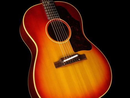 Used 1962 Gibson B-25 Acoustic Guitar Cherry Sunburst Cheap