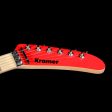 Kramer  84 Baretta Electric Guitar Diver Down Red with White Stripe Supply