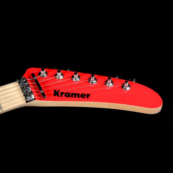 Kramer  84 Baretta Electric Guitar Diver Down Red with White Stripe Supply