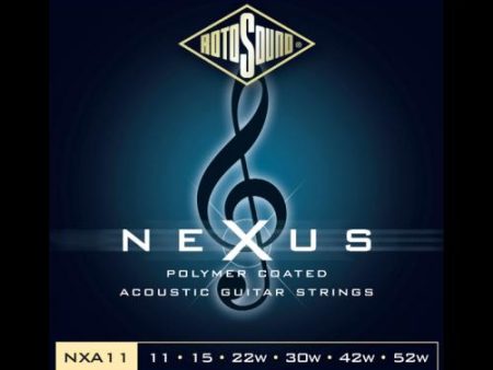 Rotosound NXA11 Nexus Acoustic Strings (11-52) Online Hot Sale