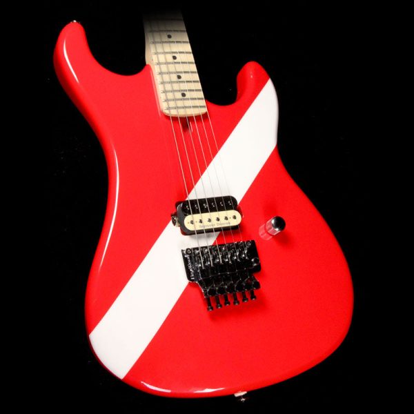 Kramer  84 Baretta Electric Guitar Diver Down Red with White Stripe Supply