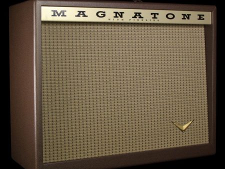 Magnatone Traditional Collection 1x12  Electric Guitar Amplifier Cabinet Brown on Sale