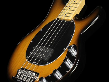 Used 2015 Ernie Ball Music Man Premier Dealer Network StingRay Electric Bass Vintage Tobacco Sunburst For Sale