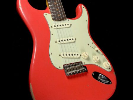 Fender Custom Shop  60 Stratocaster Relic Electric Guitar Aged Fiesta Red Discount